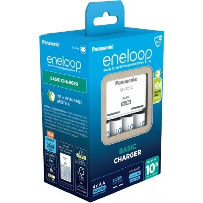 Afbeelding van Eneloop Batterij AA 4X 2000 mAh met lader CC51
