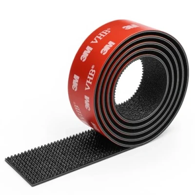 Afbeelding van 3M Dual Lock SJ3870, 1 plakstripbevestiging Car, Dashcam, Go Pro, Telepass Holder, afmetingen 25,4 mm x m, drukslot, zwart, sterk hechtend product