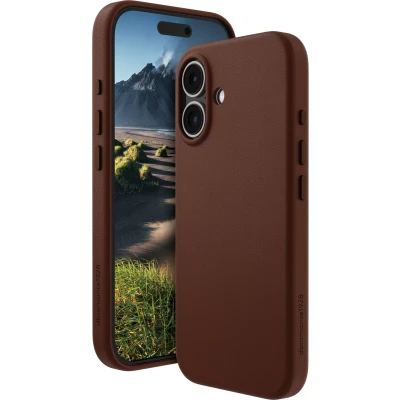 Afbeelding van Dbramante1928 Roskilde Mag iPhone 16 Plus Hoesje bruin