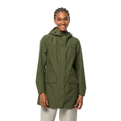 Afbeelding van Jack Wolfskin CAPE YORK Paradise Outdoorjas, Dames, Maat: XS, Greenwood