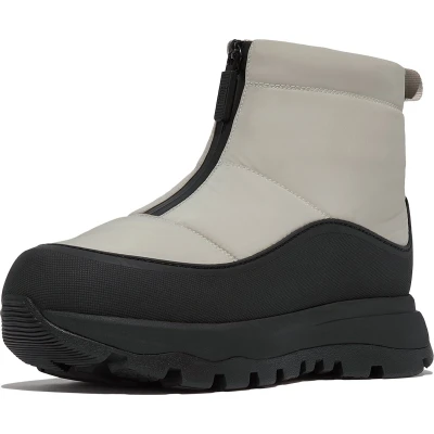 Afbeelding van FitFlop Neo D Hyker Padded/Quilted Boot Short (Zip) GRIJS Maat 42