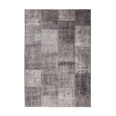 Afbeelding van Patchwork Vloerkleed Antraciet Lara Interieur05 190 x 290