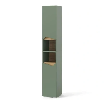 Afbeelding van Vicco Marelle, Groen/Kunstzinnig, 30 x 180 cm Met deuren en open vakken