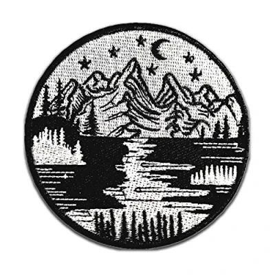 Afbeelding van BPA Patch om op te strijken, landschap patches, strijkpatch,strijkplaatje, opstrijkbare patches,grappige opstrijkbaar applicatie