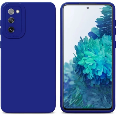Afbeelding van Cadorabo Hoesje geschikt voor Samsung Galaxy S20 FE in Fluid BLAUW Beschermhoes gemaakt van flexibel TPU silicone Cover Case