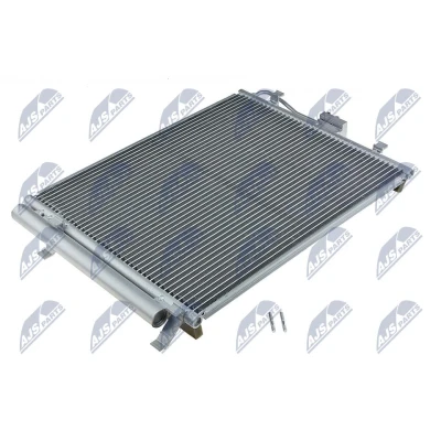 Afbeelding van NTY CCS KA 006 Condensor Airco Met droger Aluminium 521mm KIA: Soul I (AM) 1.6 LPG, CRDi 115, CVVT, 128, 2009 2014
