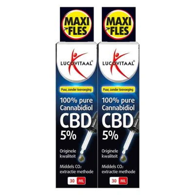 Afbeelding van 2x Lucovitaal CBD Cannabidiol Olie 5% 30 ml