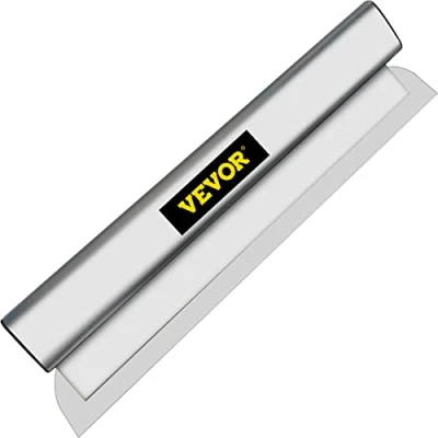 Afbeelding van VEVOR Gipsplaten Skimming Blade, 24 &quot;Smoothing Knock Down Mes, Roestvrij Staal Putty Mes Afwerking Tool, High Impact End Caps voor Sheetrock Gipsplaat