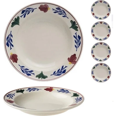 Afbeelding van Boerenbont Diep bord Ø24 cm set van 6 stuks