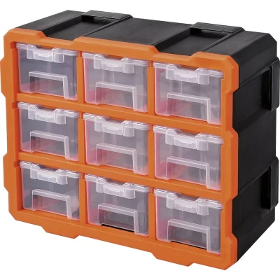 Afbeelding van Alutec Assortimentskoffer set (l x b h) 38 17 32 mm Variabele onderverdeling Inhoud 9 onderdelen