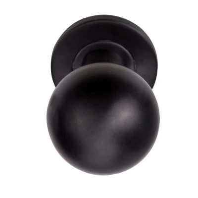 Afbeelding van Formani Voordeurknop BASICS LB501V vast op rozet PVD gunmetal
