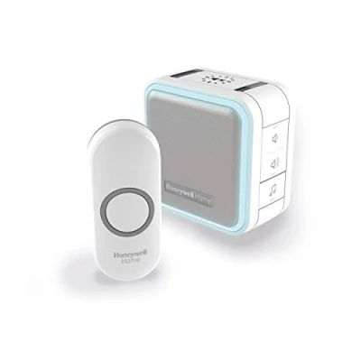 Afbeelding van Draadloze deurbel Honeywell (Complete set, 150 meter, 84 dB)