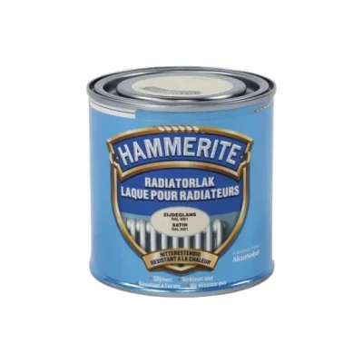 Afbeelding van Hammerite Radiatorlak Satin RAL 9001 0.25L