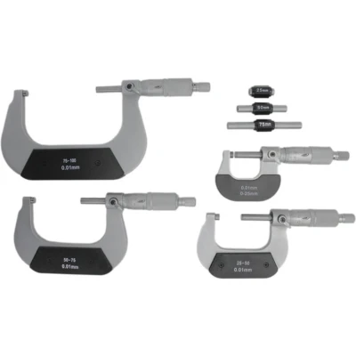 Afbeelding van Helios Preisser U Schroefmeterset 0 100 mm Inclusief Houten Kist