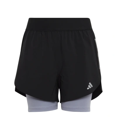 Afbeelding van 2 in 1 geweven meisjesshort adidas Aeroready