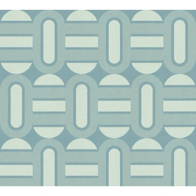 Afbeelding van AS Creation Retro Chic 39536 4 / 395364 Turquoise Blauw