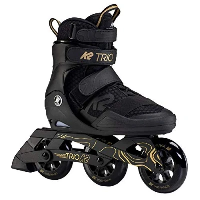 Afbeelding van K2 Skates Unisex inlineskates TRIO 110, zwart goud, 30F0133.1.1.125