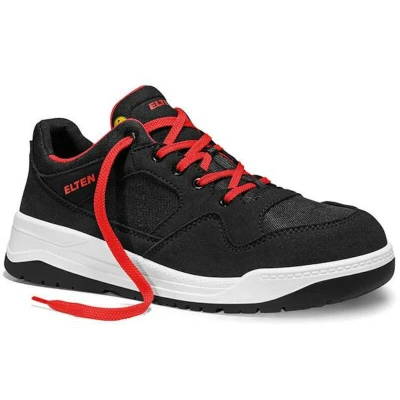 Afbeelding van ELTEN Veiligheidsschoenen MAVERICK black Low ESD S3, dames en heren, textiel, stalen neus, licht, sportief, zwart, maat: 40
