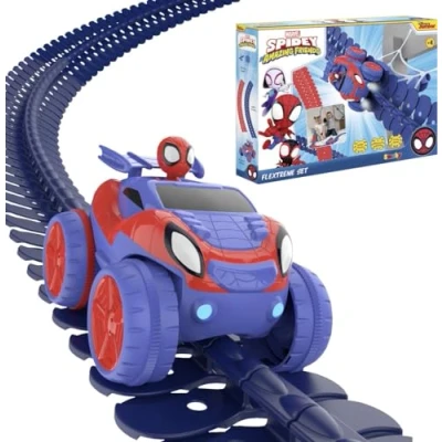 Afbeelding van Smoby Spidey &amp; Amazing Friends Flextreme Racebaan Set, 184dlg.