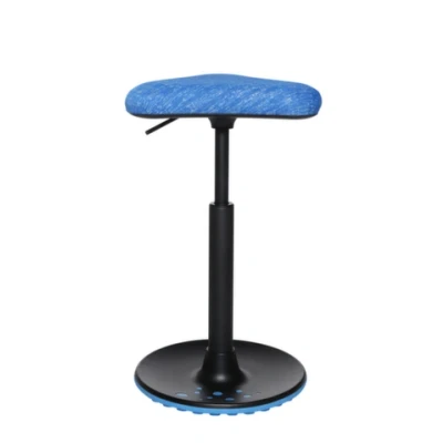 Afbeelding van Zit /stahulp Beweeglijk Zitmechanisme Triangelzitting Blauw Stof