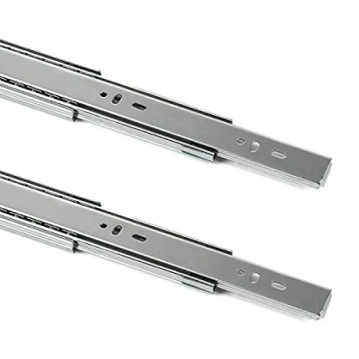 Afbeelding van 2 Paar (4 stuk) Volledig uitschuifbaar Ladegeleider KV2 45 H45 L400 SC Lengte 400 mm Draagkracht kg gegalvaniseerd van SOTECH