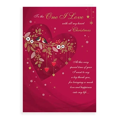 Afbeelding van Klassieke kerstkaart One I Love 9 x 6 inch Regal Publishing
