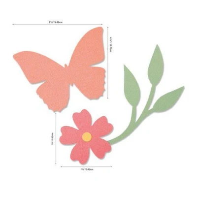 Afbeelding van Sizzix Bigz Die Garden Wings 664486 Olivia Rose (07 20)