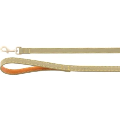 Afbeelding van Flamingo Hondenriem Virginia groen 130 cm 15 mm de karabijnhaak heeft een matte gouden afwerking met ring voor accessoires