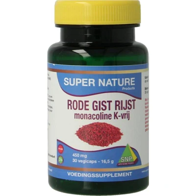 Afbeelding van Snp Rode Gist Rijst Monacoline K Vrij 30ca