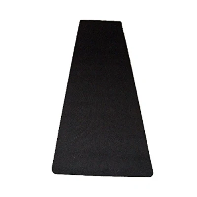 Afbeelding van autix Darttapijt darts tapijt dartmat dart toernooimat zwart robuust 67 x 237