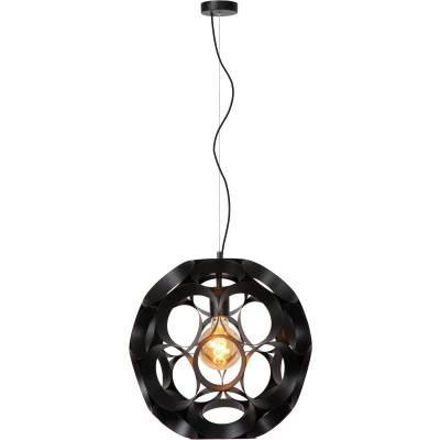 Afbeelding van Lucide Hannelore Hanglamp Ø 40 Cm 1xe27 Zwart