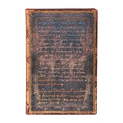 Afbeelding van Embellished Manuscripts Collection Michelangelo, Handwriting (Embellished Collection) Mini Lined Softcover Flexi Journal (Elastic Band Closure)