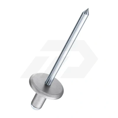 Afbeelding van Gesipa 1433487 Standaard blindklinknagel Platbolkop Open AL/ST 4,0 x 10mm (500st)