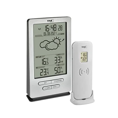 Afbeelding van TFA Dostmann XENA 35.1162.54 Draadloos weerstation Verwachting voor 12 tot 24 uur Aantal sensoren max.: 3