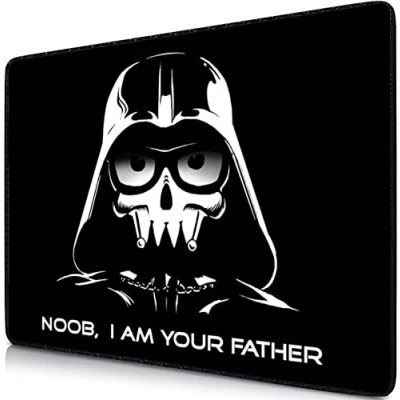 Afbeelding van Sidorenko Gaming Muismat I Mouse Pad 280 x 200 mm Randvrije randen Speciaal oppervlak verbetert de snelheid en precisie Antislip zwart