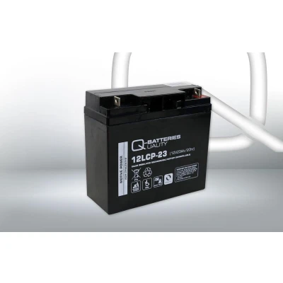 Afbeelding van Q Batteries 12LCP 23 LCP 12V 23Ah AGM Scooter Accu 4250889611132