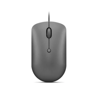Afbeelding van Lenovo 540 USB C bedrade verbinding computermuis voor pc, laptop, computer met Windows of Chrome OS Ambidexter ontwerp 4 knoppen compact formaat Storm Grey