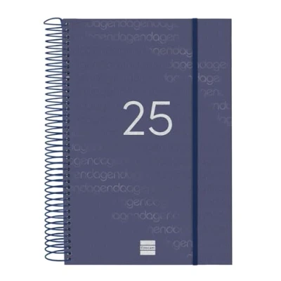 Afbeelding van Agenda Finocam YEAR Blauw 11,7 x 18,1 cm 2025