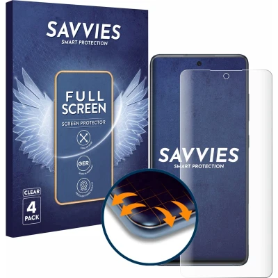 Afbeelding van Savvies Screenprotector voor Samsung Galaxy S20 FE / 5G Folie Beschermfolie transparant volledig dekking (4 Stuks)
