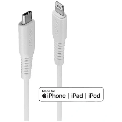 Afbeelding van LINDY USB kabel 2.0 Apple Lightning stekker, C stekker 2.00 m Wit 31317