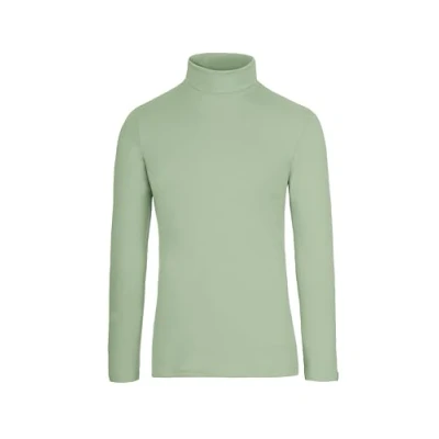Afbeelding van TRIGEMA Dames coltrui shirt, green tea, XXL