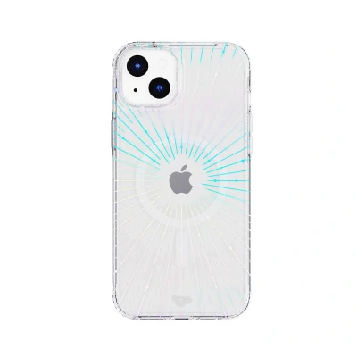 Afbeelding van Tech21 Evo Clear MagSafe hoesje iPhone 15 Plus glitter