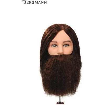 Afbeelding van Bergmann Oefenhoofd Angelo lichtbruin 20cm Haibu by Kapperskorting.com