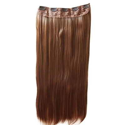 Afbeelding van CAISHA 70cm Clip in Extensions Haarextensies Haarstukje Glad Koperbruin C66