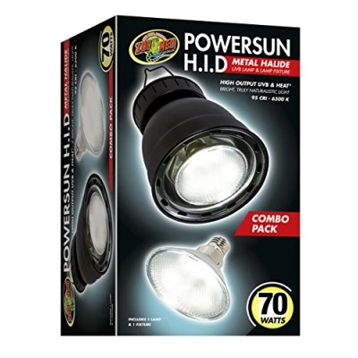 Afbeelding van Zoo Med LF 96E Powersun H.I.D UVB Combo Pack 70 W High Output en warmte voor terraria