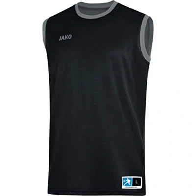 Afbeelding van JAKO Omkeerbare Jersey Change 2.0, Uniseks Kind, Zwart/Steengrijs, XS