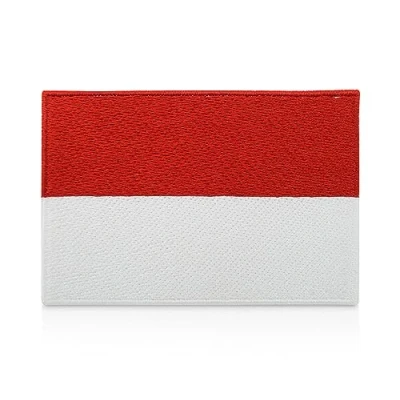 Afbeelding van Indonesië vlagpatch om op te strijken, 7,5 x 5 cm, Indonesische vlag, patches, Bali strijkplaatje, backpacker strijkpatches Finally Home