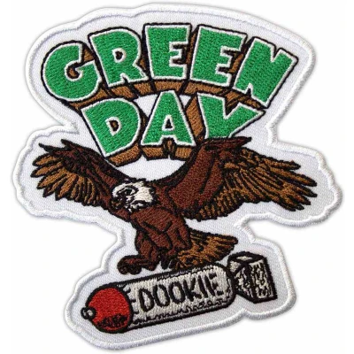 Afbeelding van Green Day Dookie Eagle Patch Wit/Multicolours