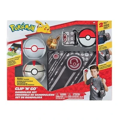 Afbeelding van Pokemon Clip &#039;N Go Bandolier Set Eevee (Timer/Premier Ball)