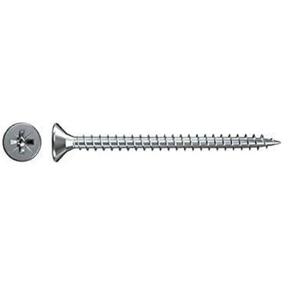 Afbeelding van Fischer 551120 Spaanplaatschroeven 4 mm 25 Kruiskop Pozidriv Staal Galvanisch verzinkt 1000 stuk(s)